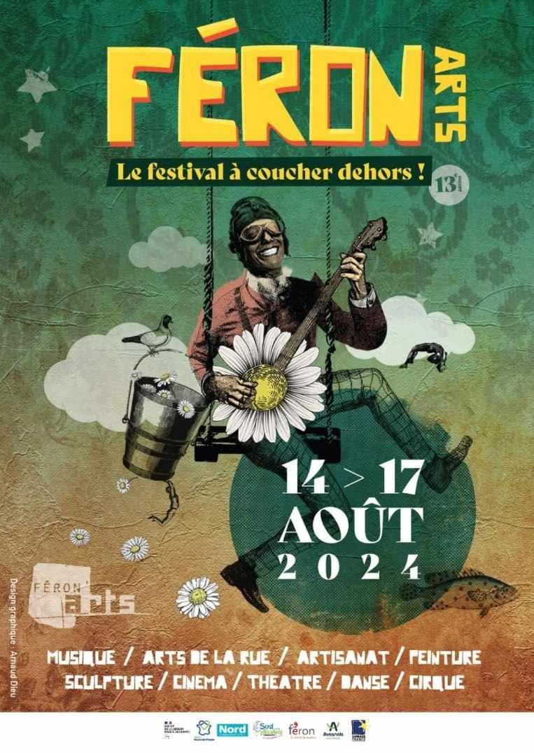 לינה וארוחת בוקר Féron Au Charme D'Antan מראה חיצוני תמונה